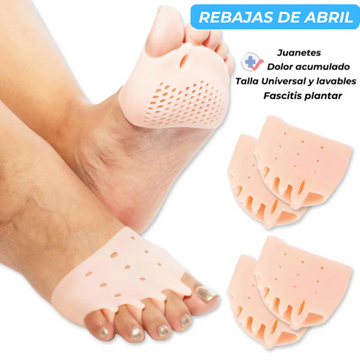 PAR ADICIONAL de Almohadillas terapéuticas con Separador de Dedos - PharmaToe™